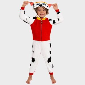New NEXT PAW Patrol Marshall All-In-One With 3D Ears Fleece Zippered Jumpsuit